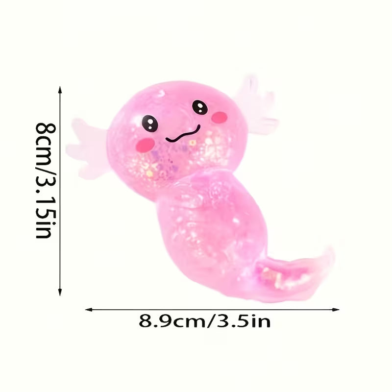Glitter Axolotl Squishy