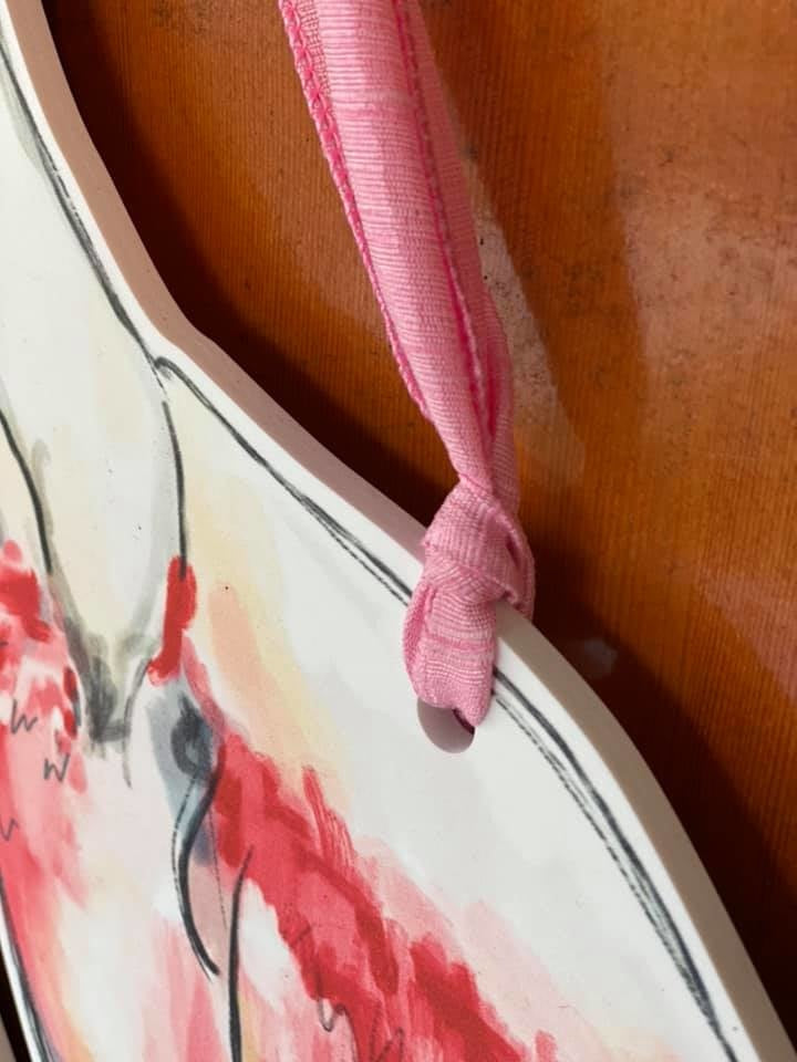 It's Girl Spoonbill Door Hanger