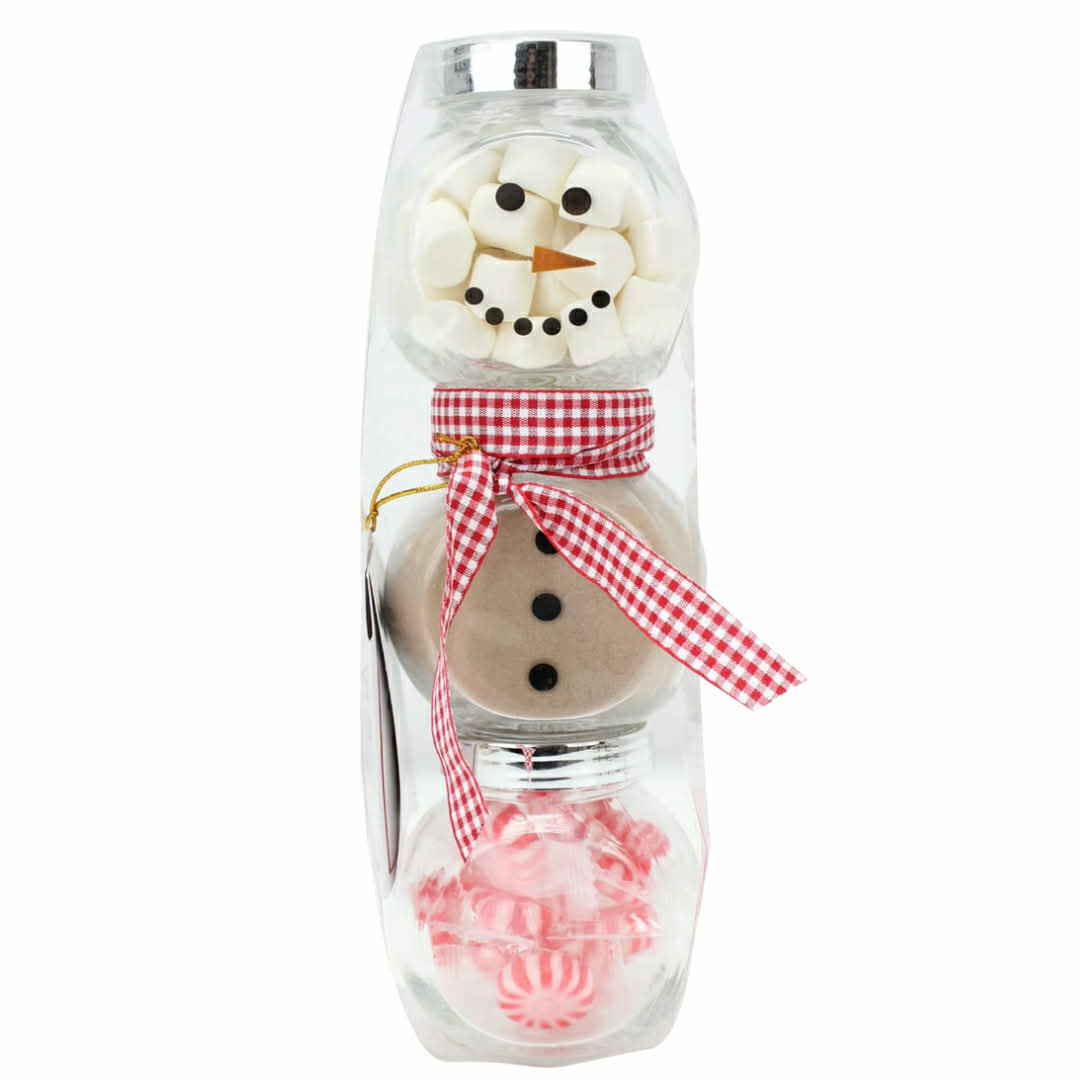 Snowman Jar Cocoa Kit