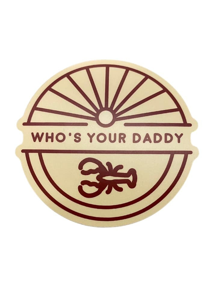 Who's Your Daddy Sticker, Round