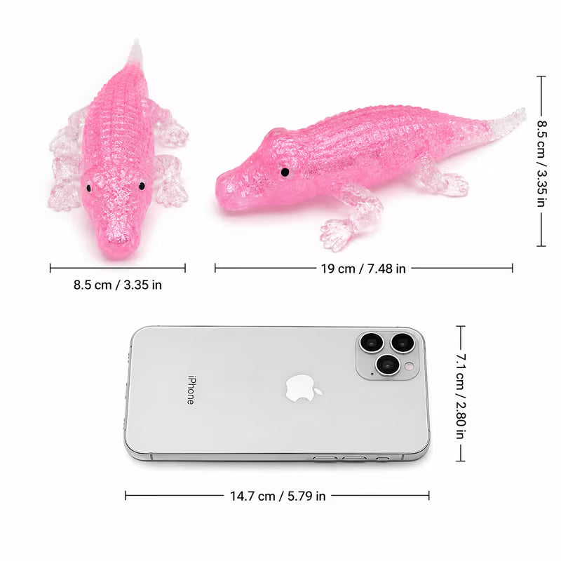 Glitter Alligator Squishy