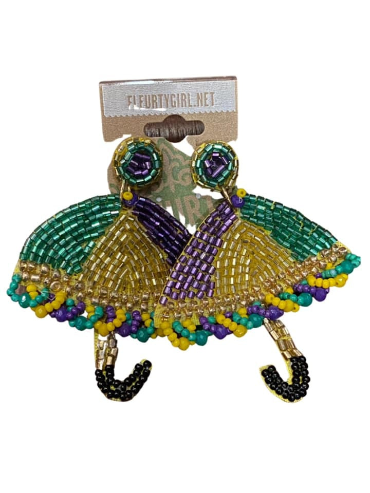 Mardi Gras Umbrella buy - Beaded