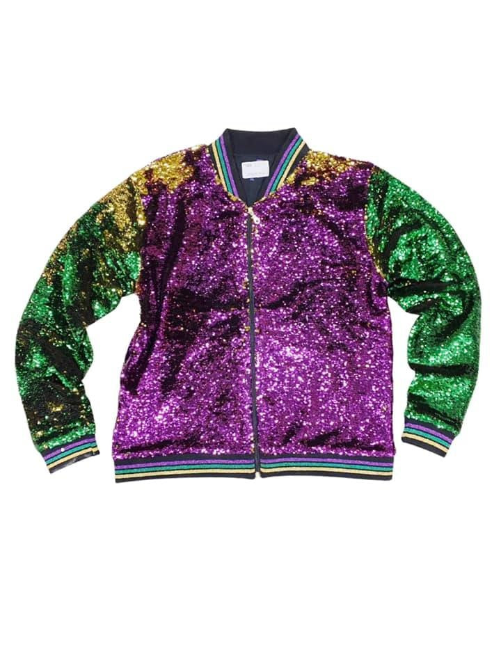 Mardi Gras Magic Sequin Jacket