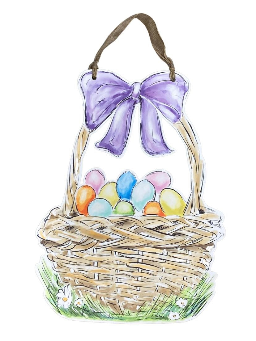 Easter Basket Door Hanger
