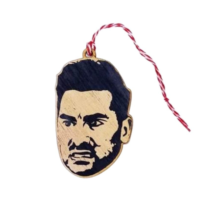 Celebrity Wood Ornament, David
