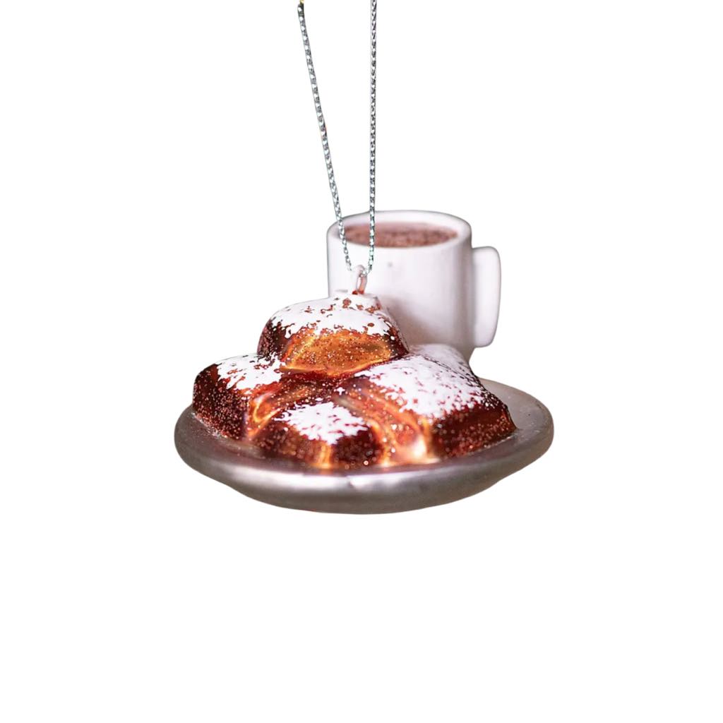 Glass Beignet Ornamnet