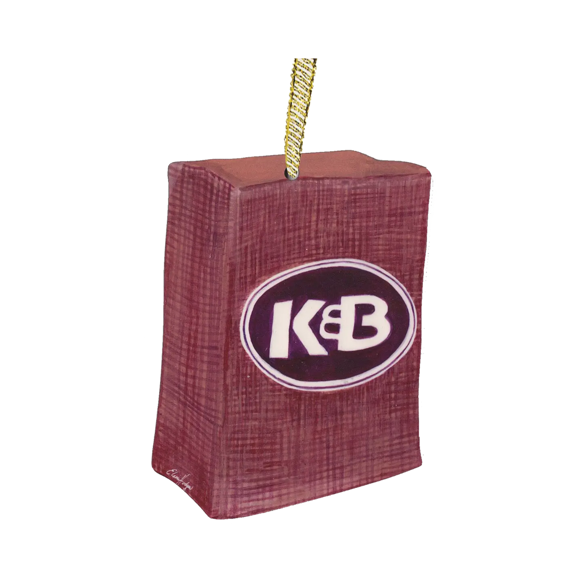 K&B Grocery Bag Ornament