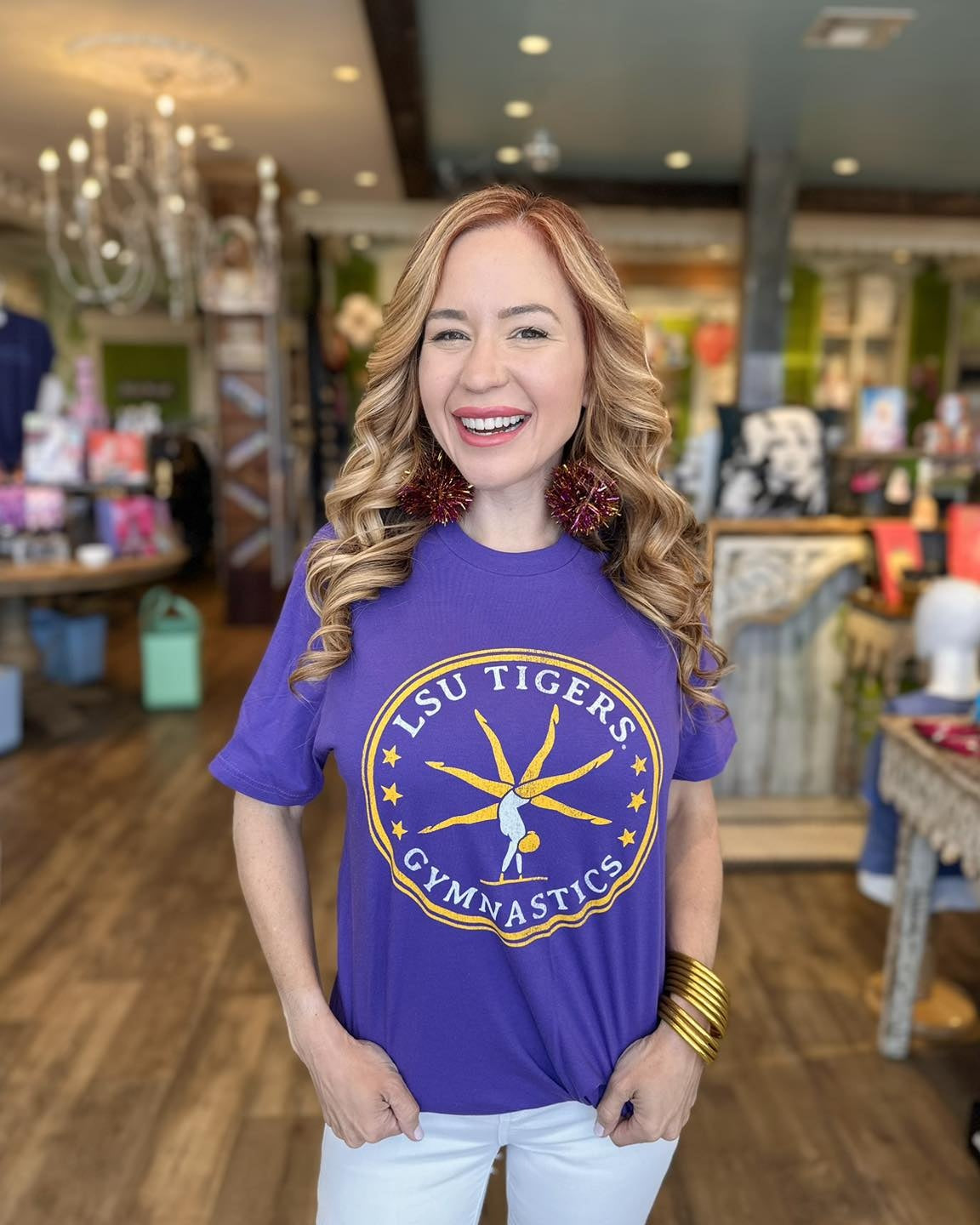Purple & Gold Walkover Tee