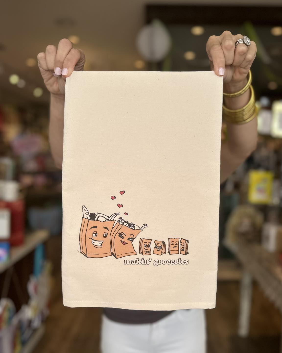 Makin' Groceries Family Towel