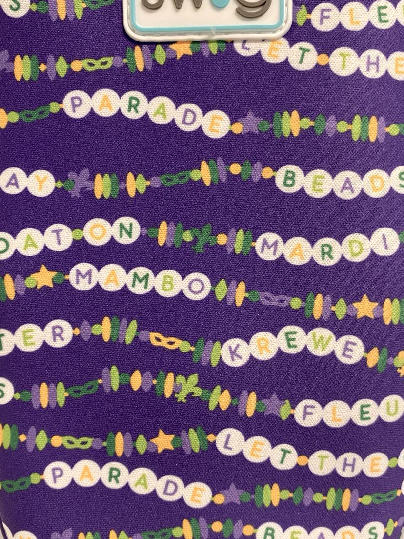Mardi Gras Era Bottle Sling