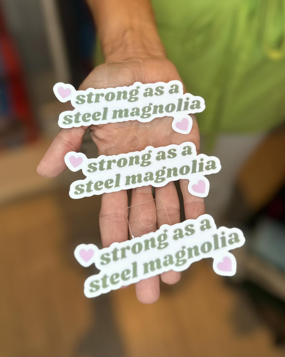 Strong as a Steel Magnolia Sticker