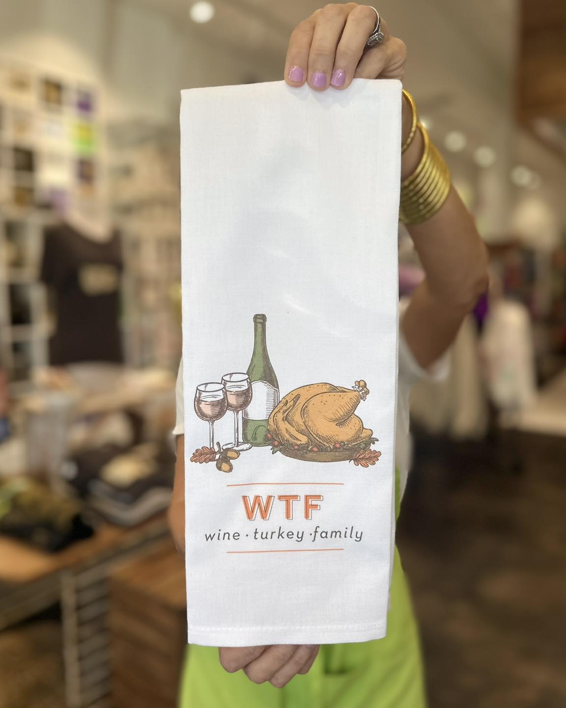 WTF Thanksgiving Towel