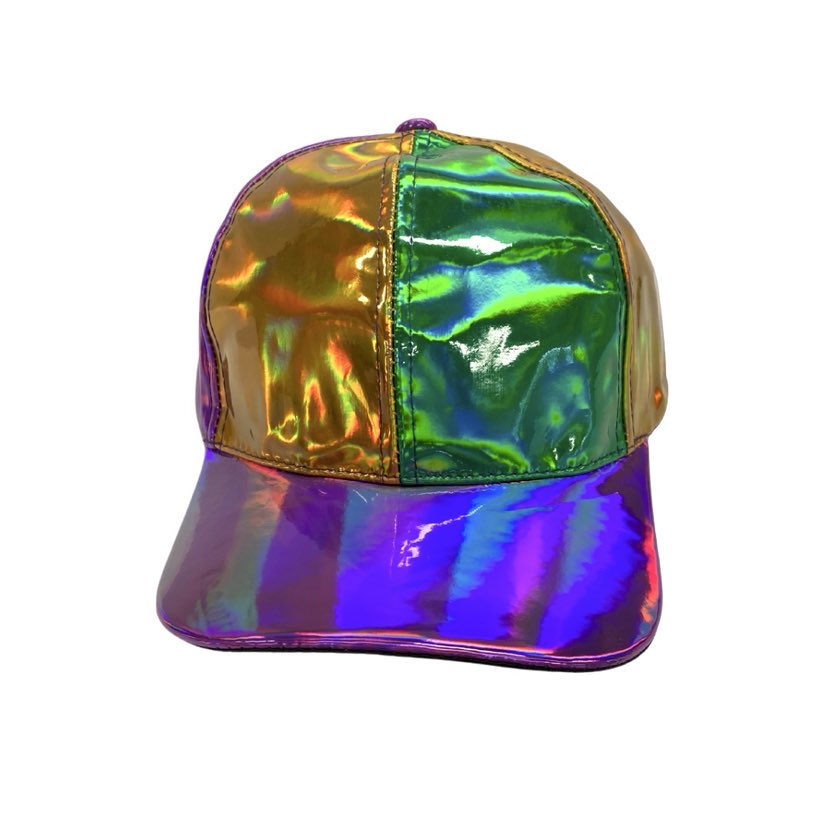 Iridescent Mardi Gras Baseball Hat