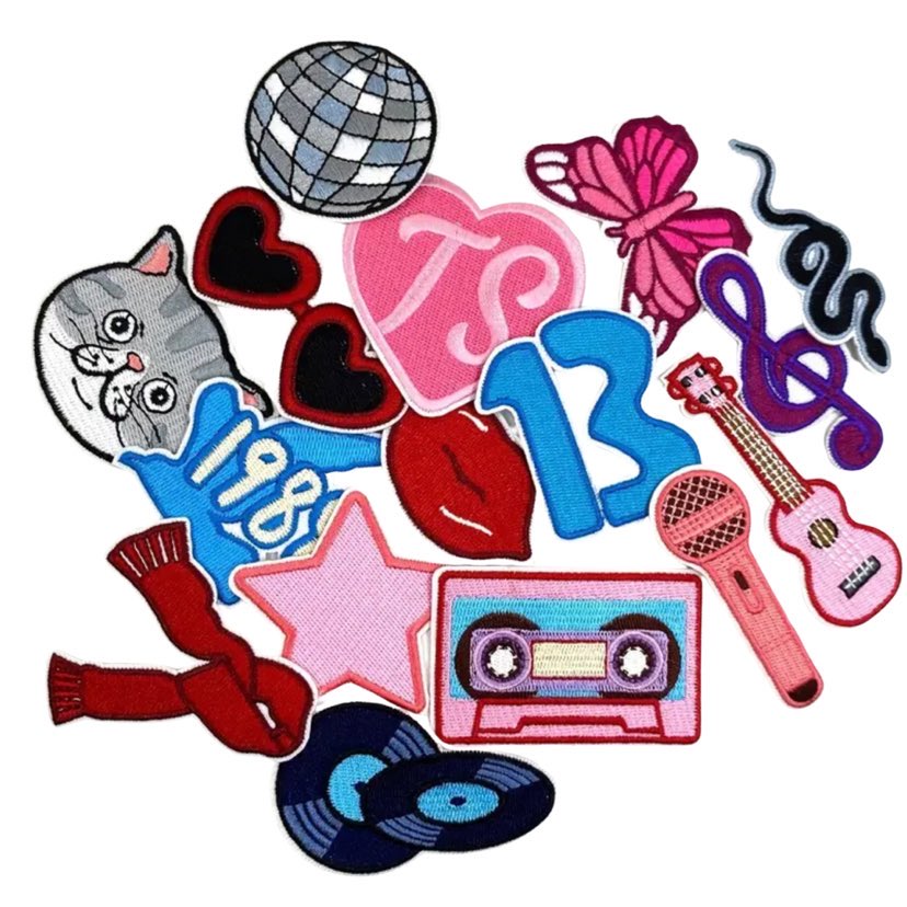 Singer Icons Iron on Patch Set