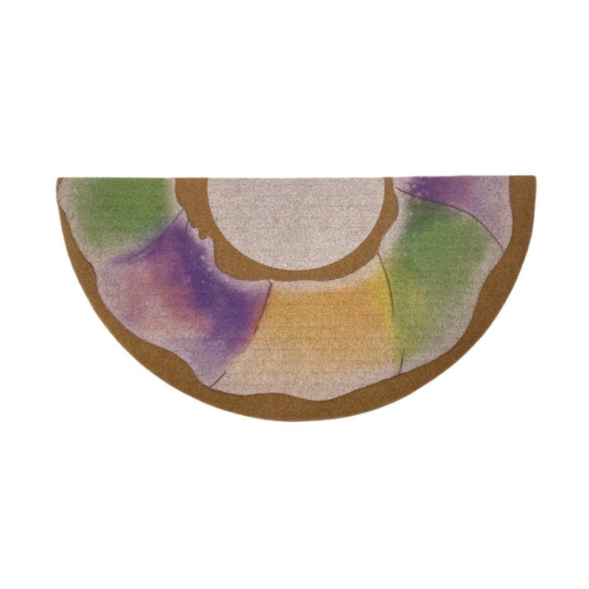 King Cake Door Mat