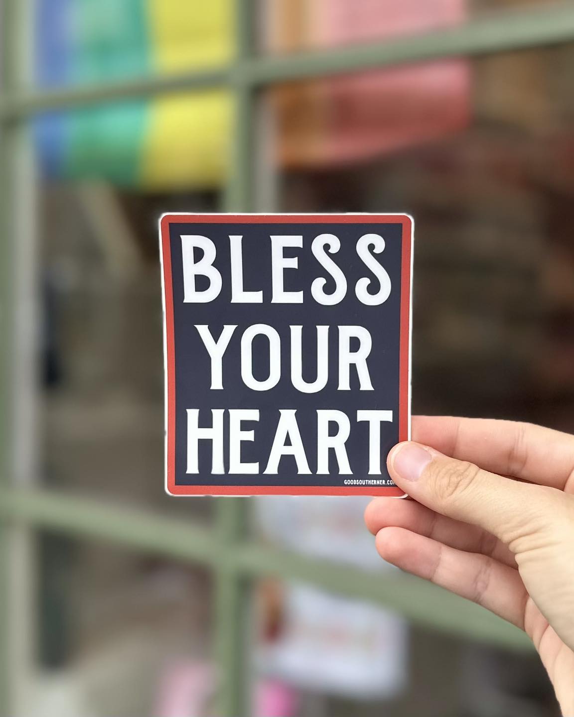 Bless Your Heart Sticker, Rectangle