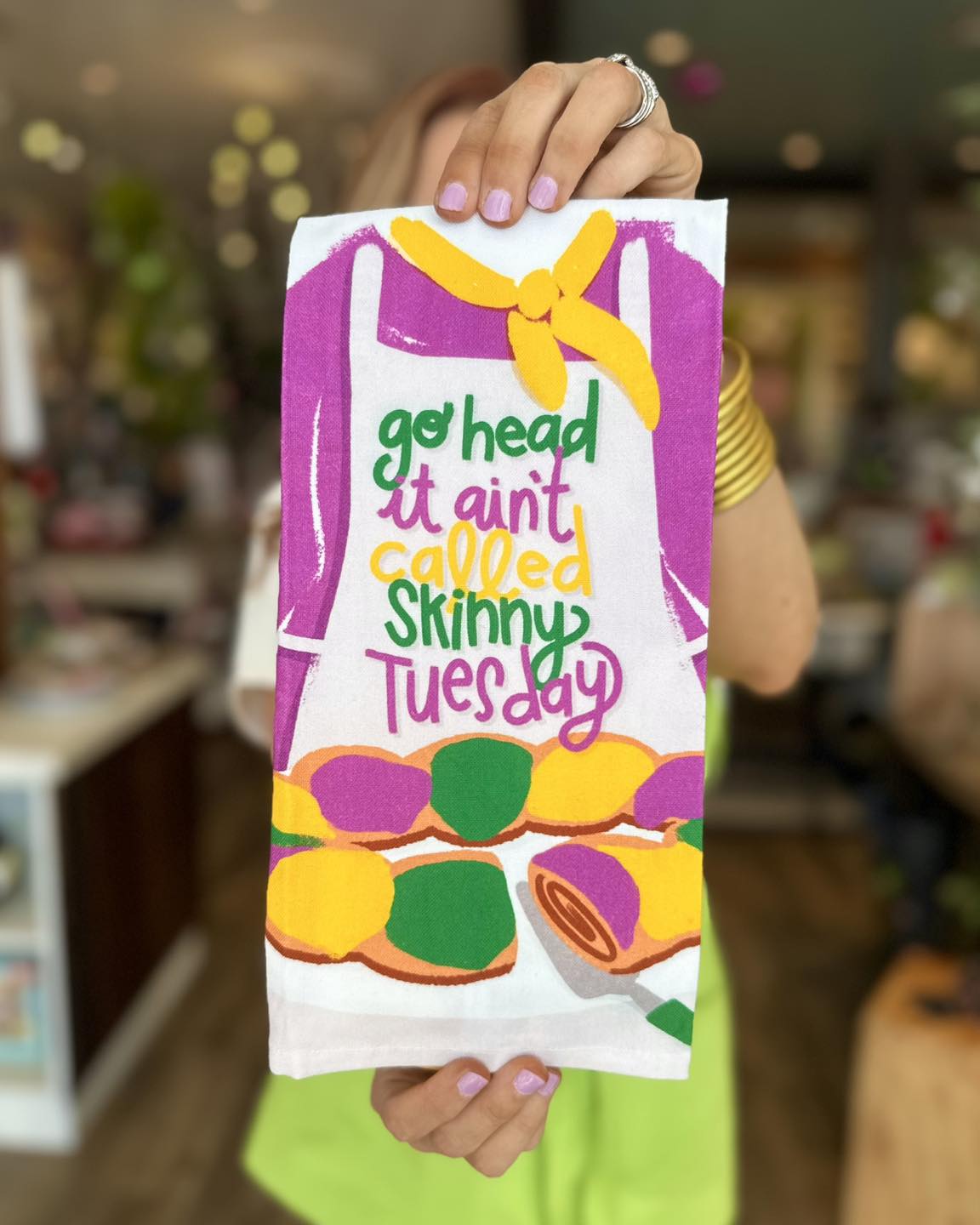 Skinny Tuesday Towel