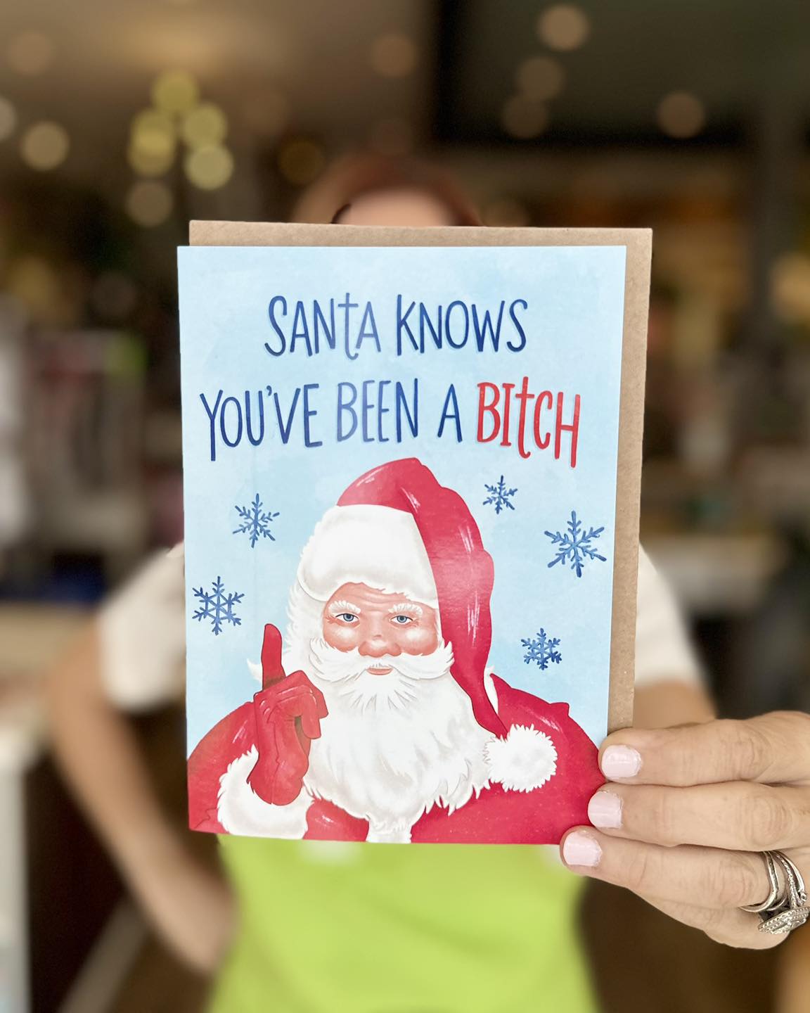 Santa Knows Card