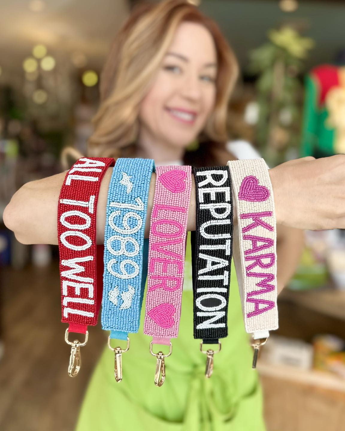 Swiftie Beaded Wrist Strap