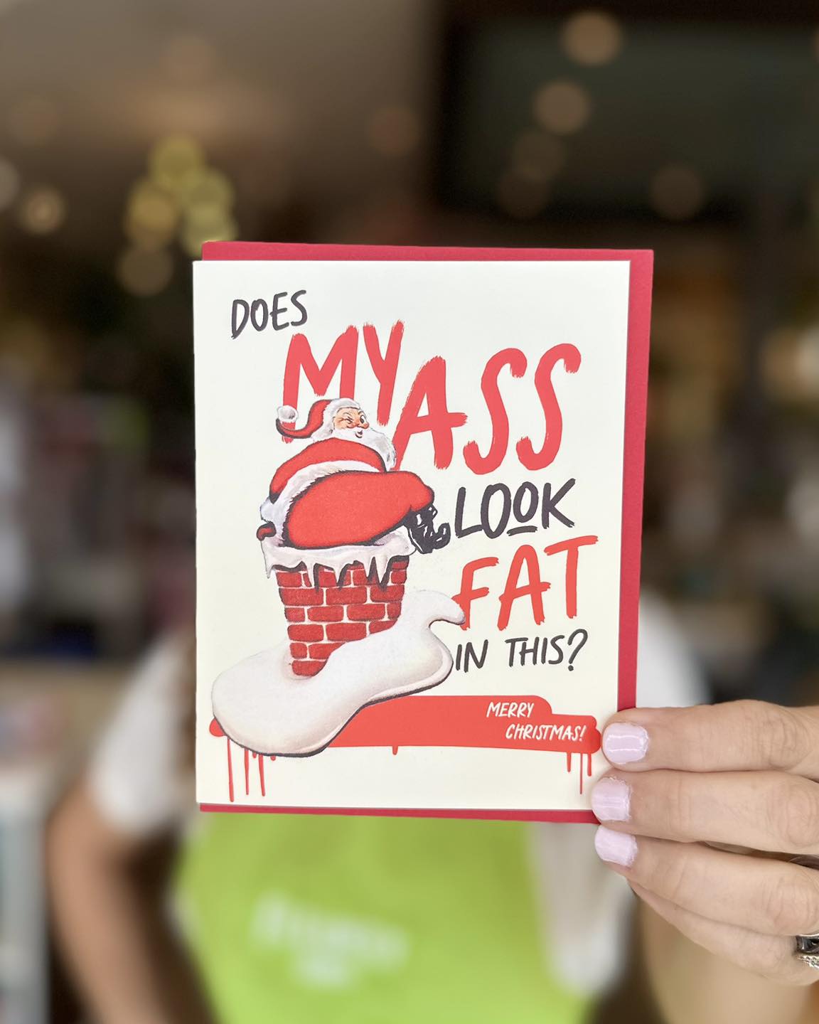 Ass Look Fat Card