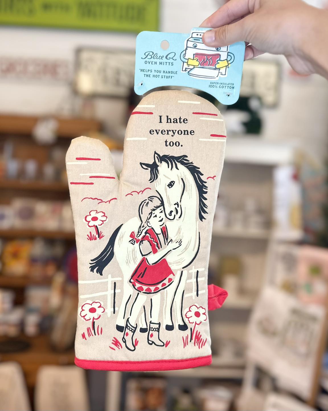 I Hate Everyone Too Oven Mitt