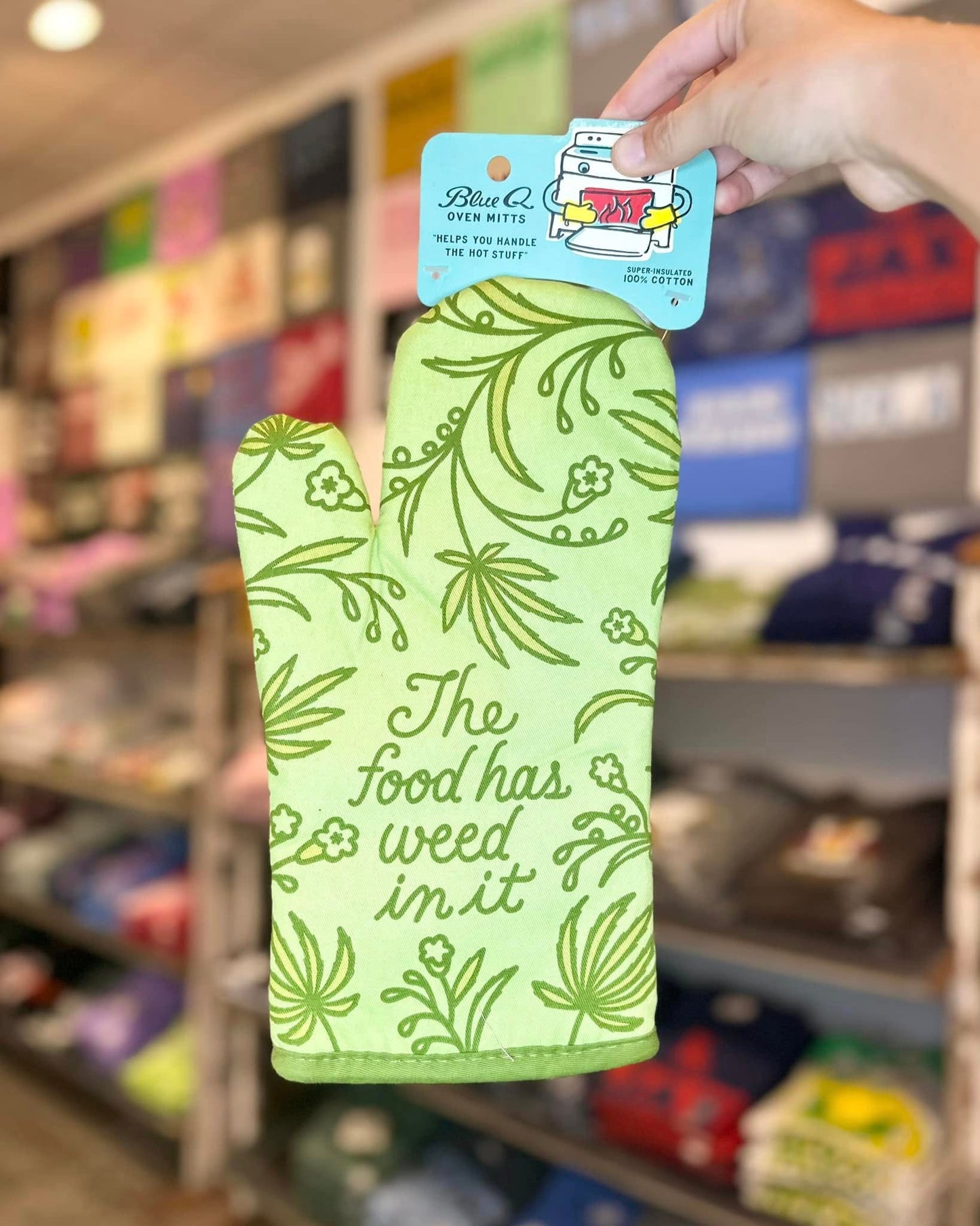 Food has Weed Oven Mitt