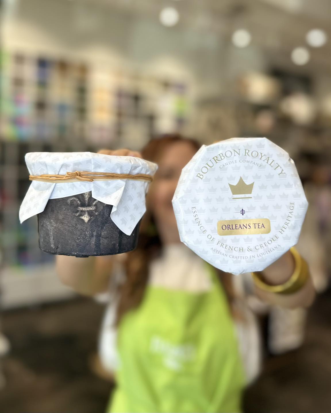 10 oz Ceramic Jar Candle, Orleans Tea