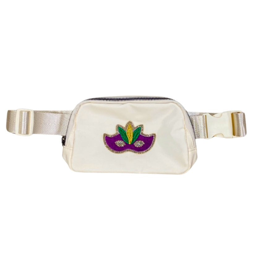 Mardi Gras Mask Fanny Pack