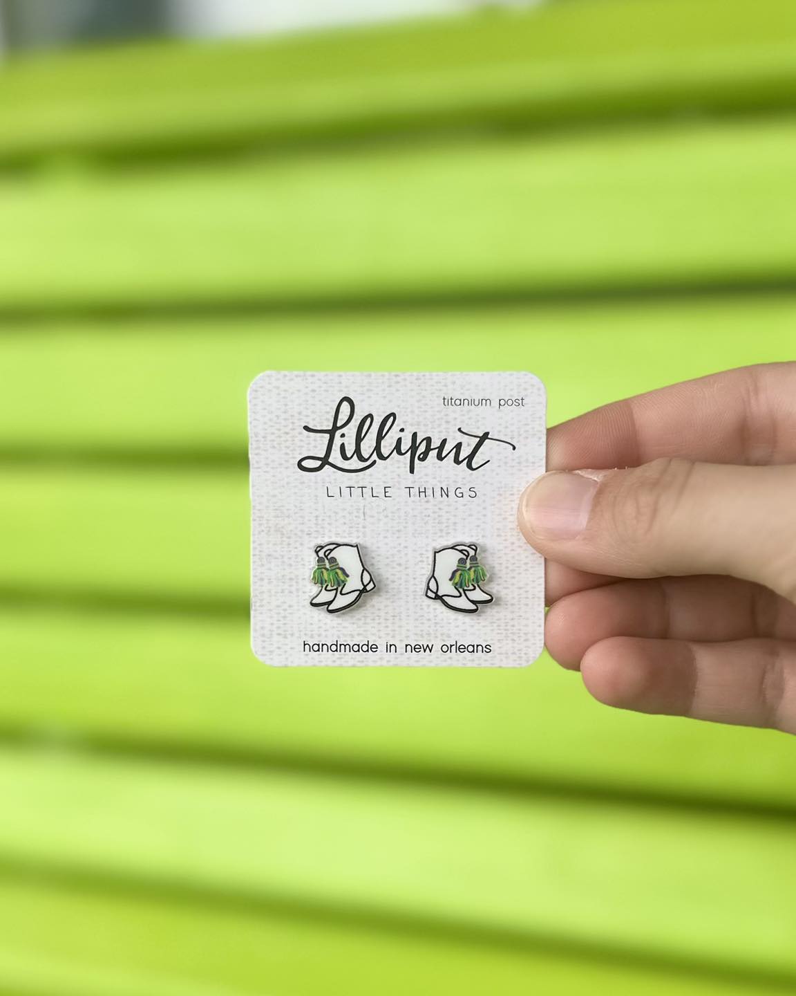 Marching Boot Stud Earrings