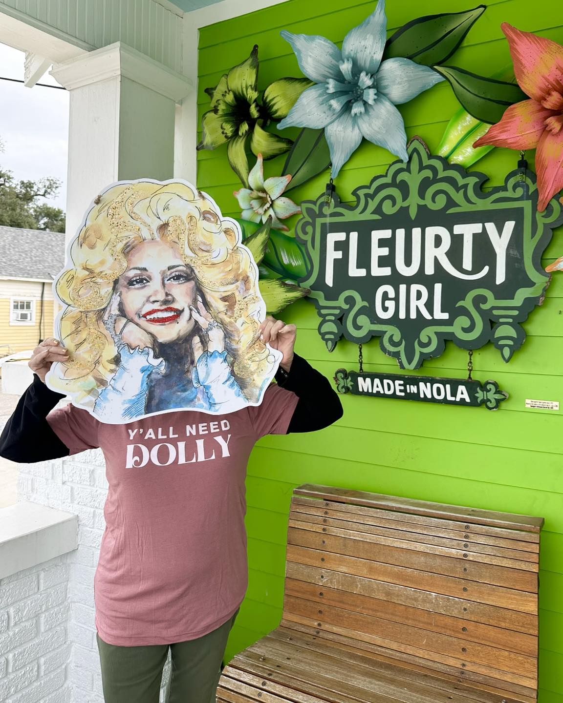 Dolly Parton Door Hanger