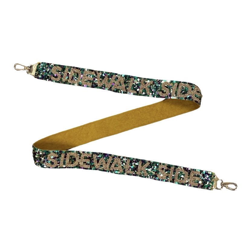 Sidewalk Side Sequin Purse Strap