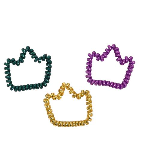 Mardi Gras Crown Hair Tie