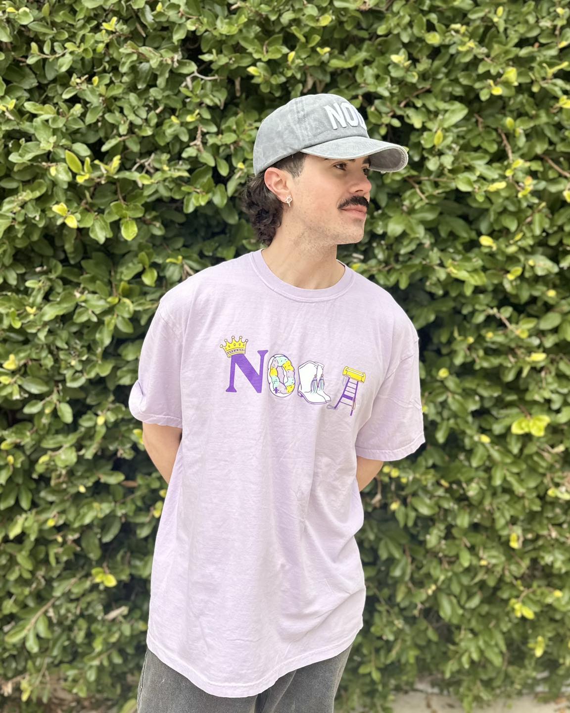 NOLA Boots Mardi Gras Tee