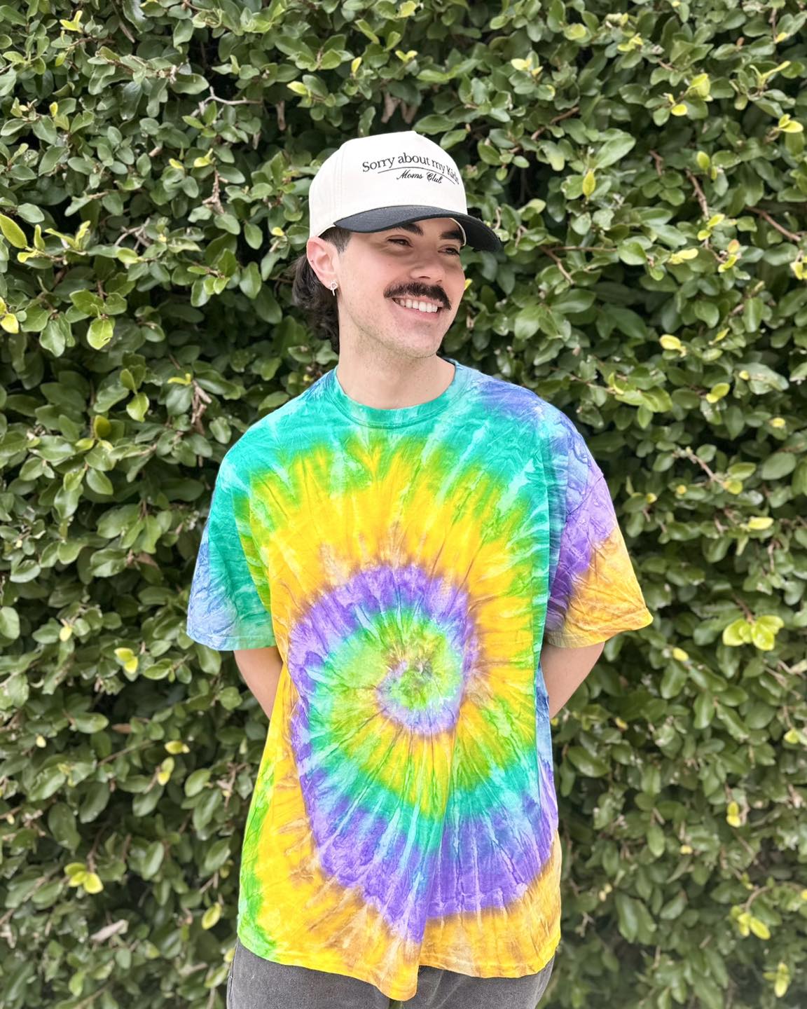 Tie Dye Mardi Gras Tee