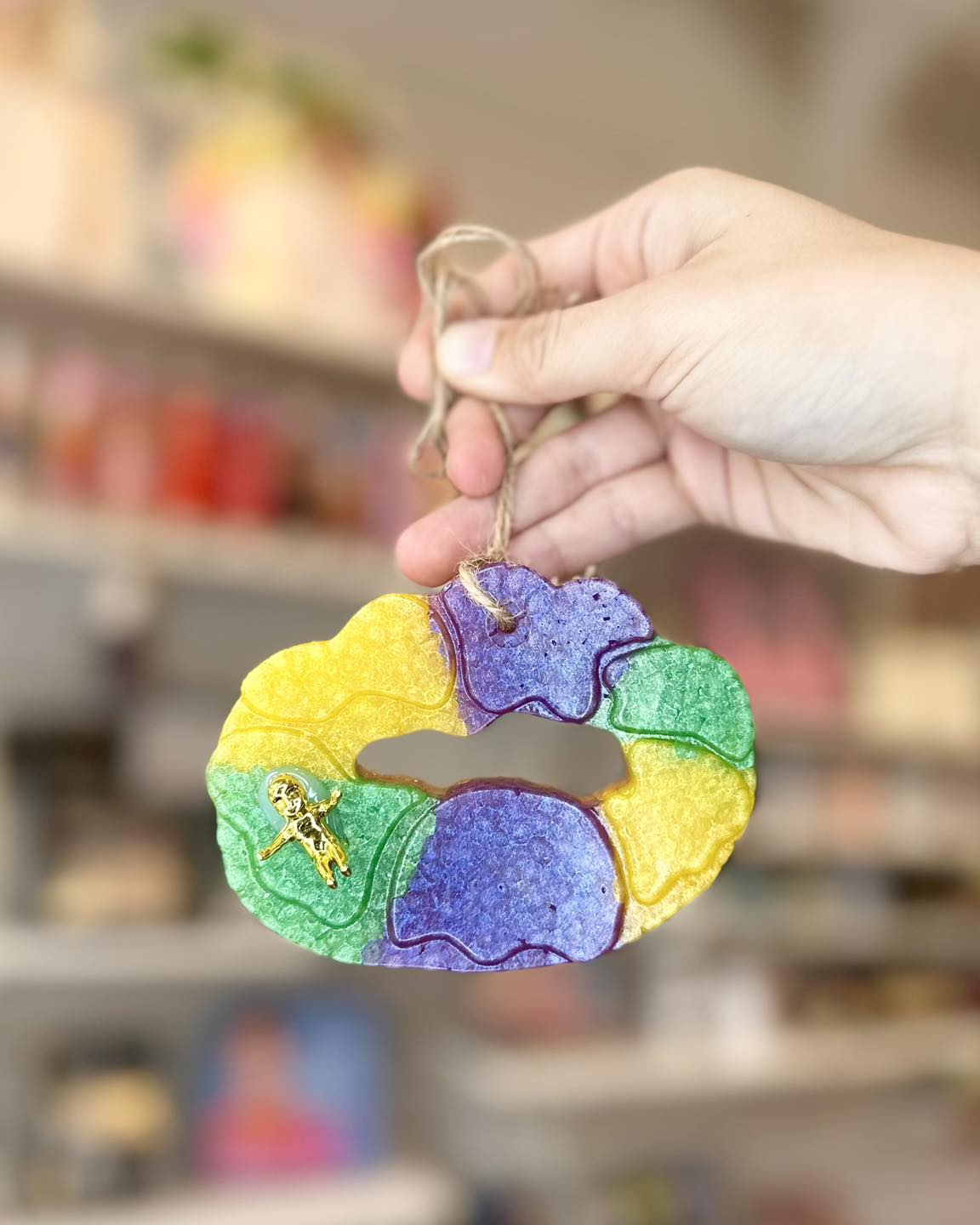 King Cake Car Freshie