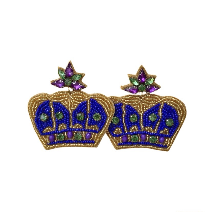 Royal Crown Earrings