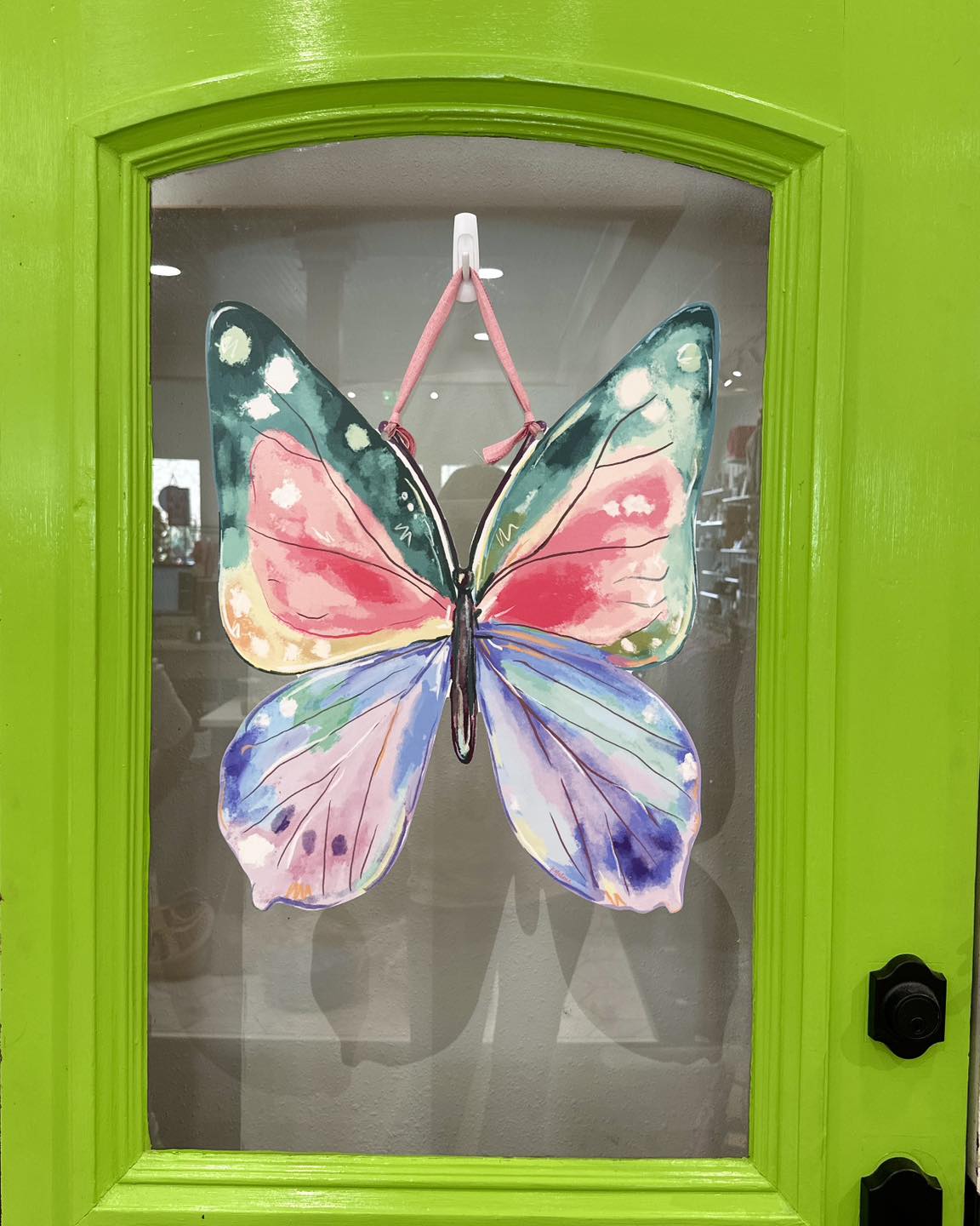 Spring Butterfly Door Hanger
