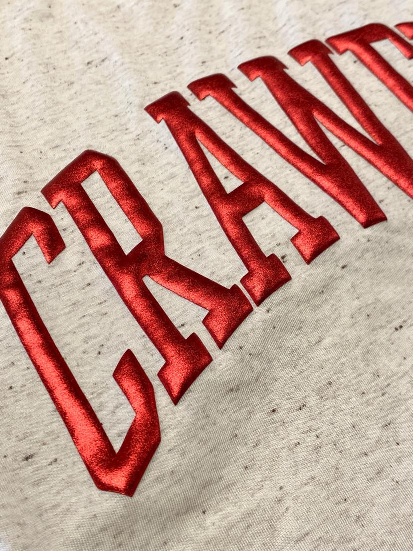 Curved Metallic Crawfish Tee