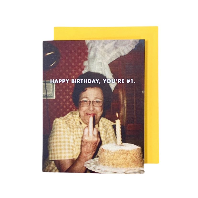 You're #1 Birthday Card