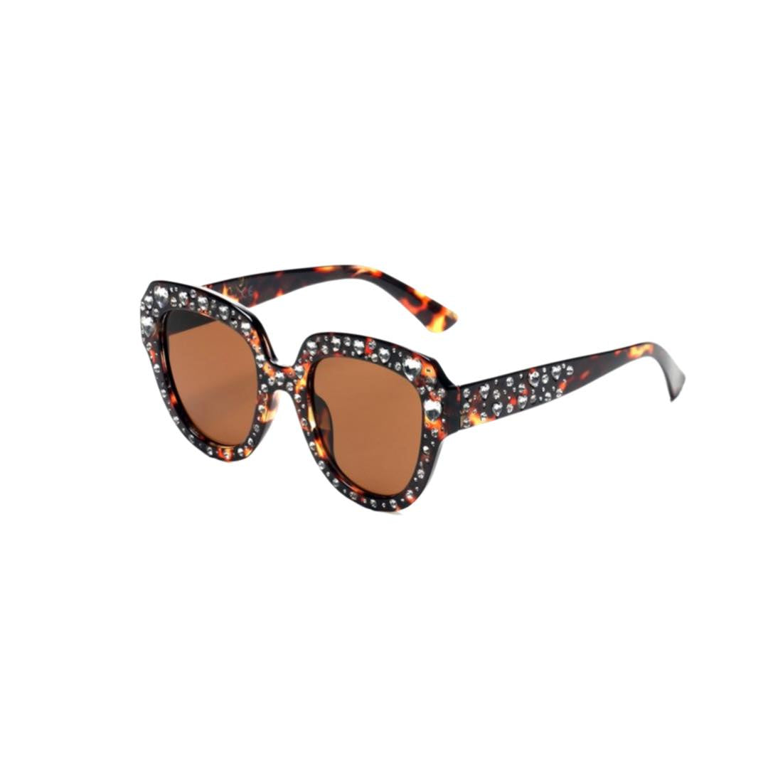Rhinestone & Heart Sunglasses