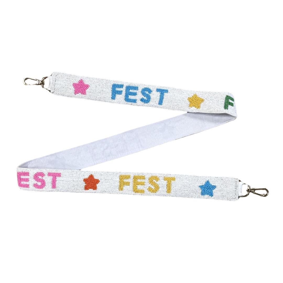 Beaded Fest Purse Strap