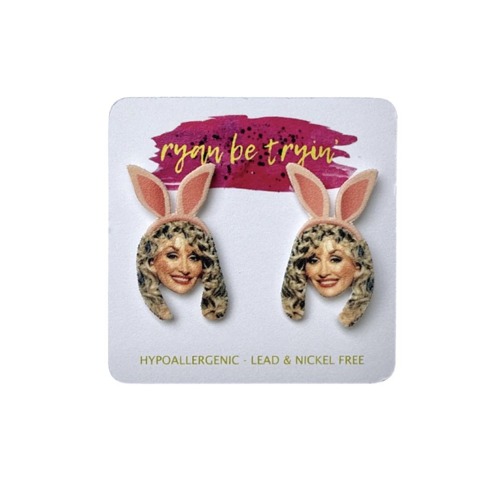 Dolly Bunny Stud Earrings