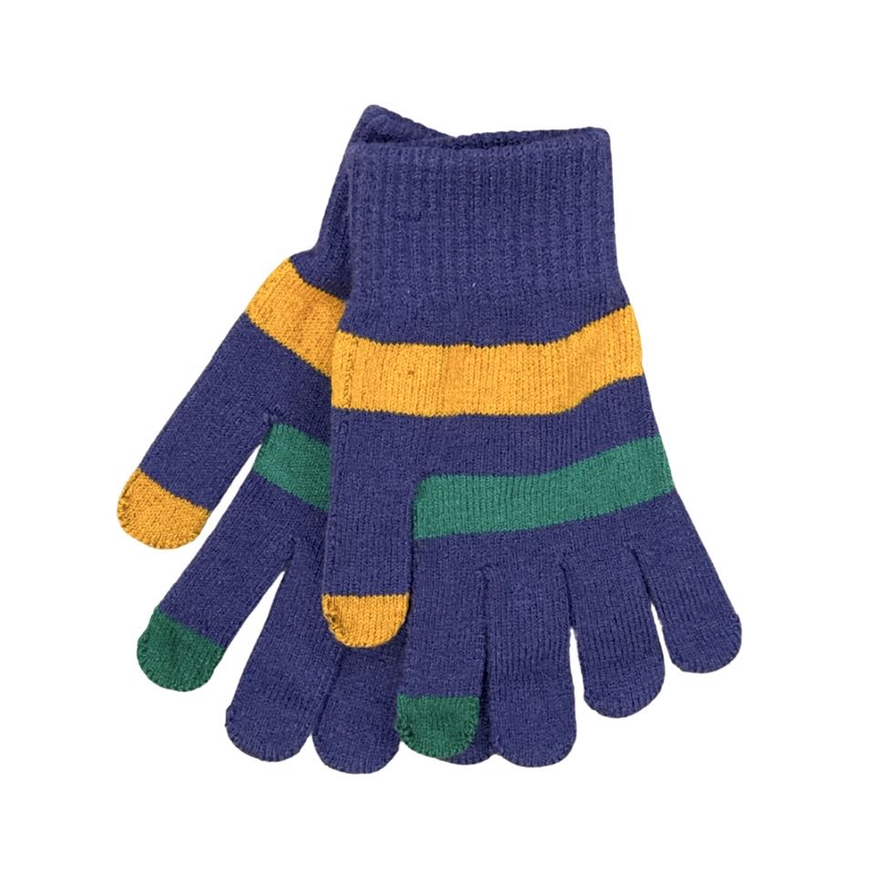 Mardi Gras Texting Gloves, Purple