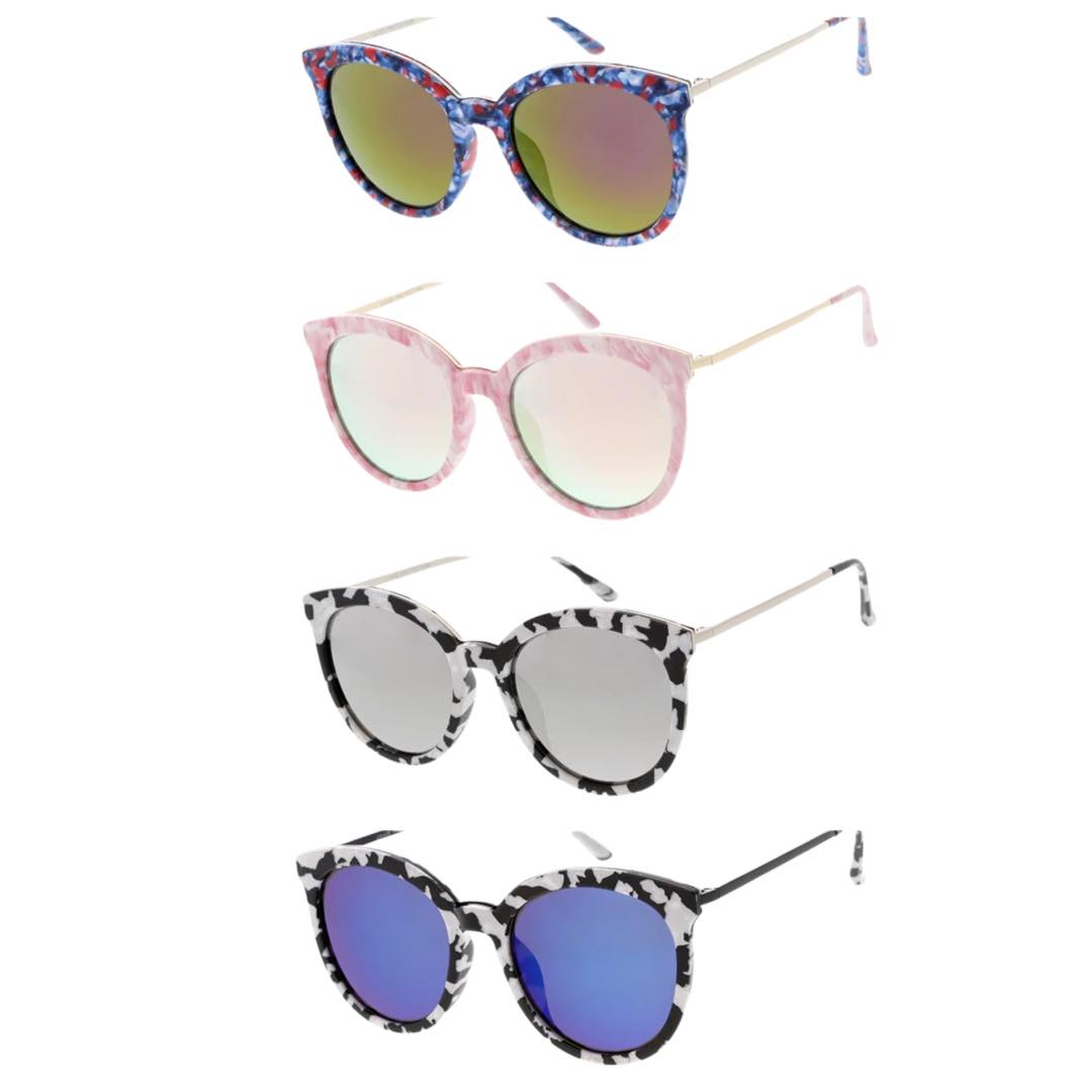 Marbled Frame Sunglasses