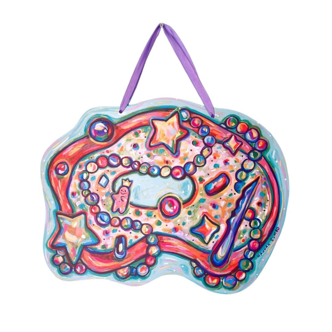 King Cake Star Door Hanger