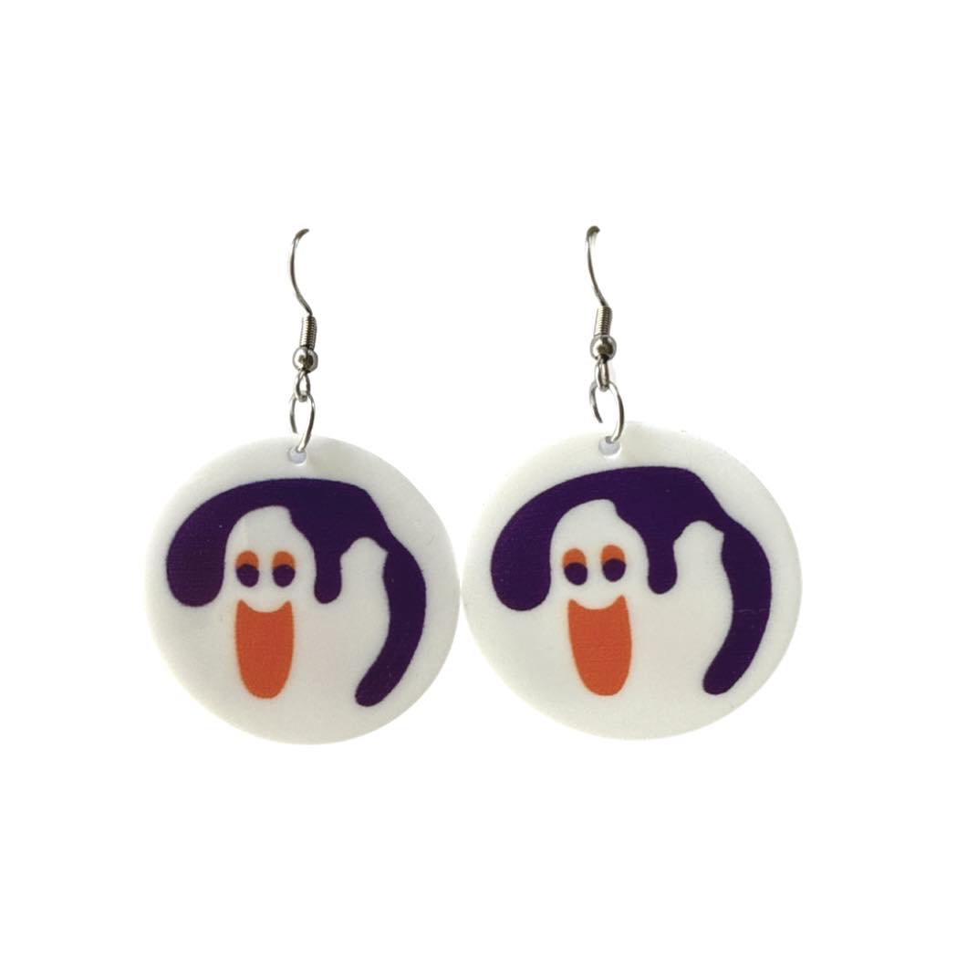 Sugar Cookie Earrings, Ghost