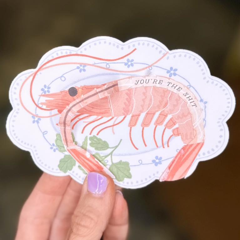 Shrimp Interactive Card