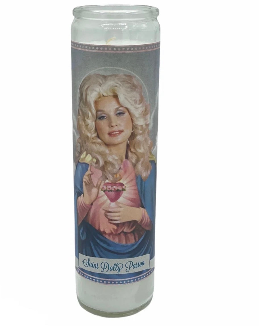 Dolly Parton Candle (Version 2)