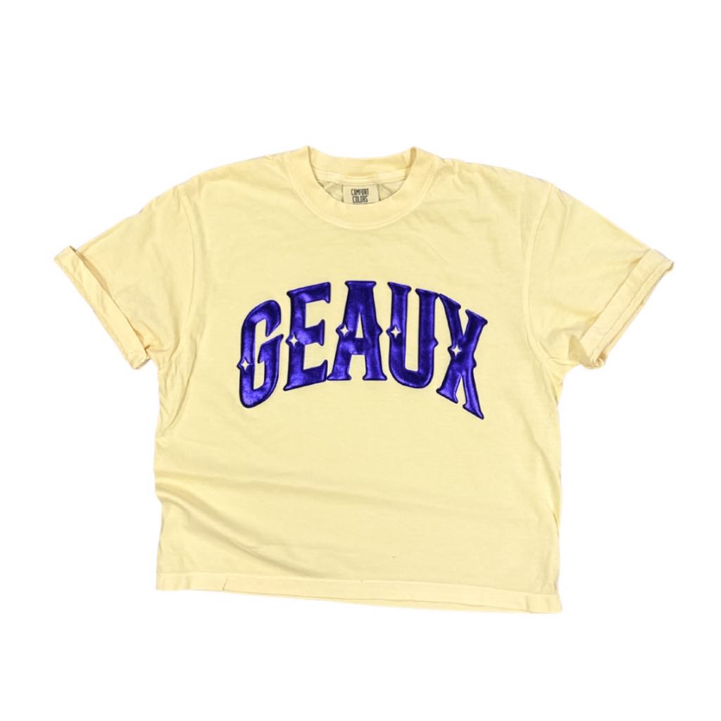 Geaux Crop Tee