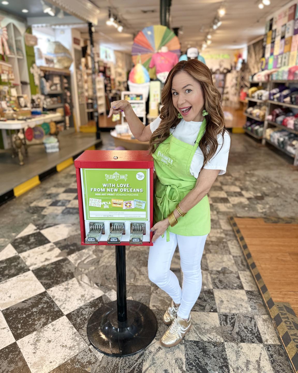 Fleurty Girl Mini Print